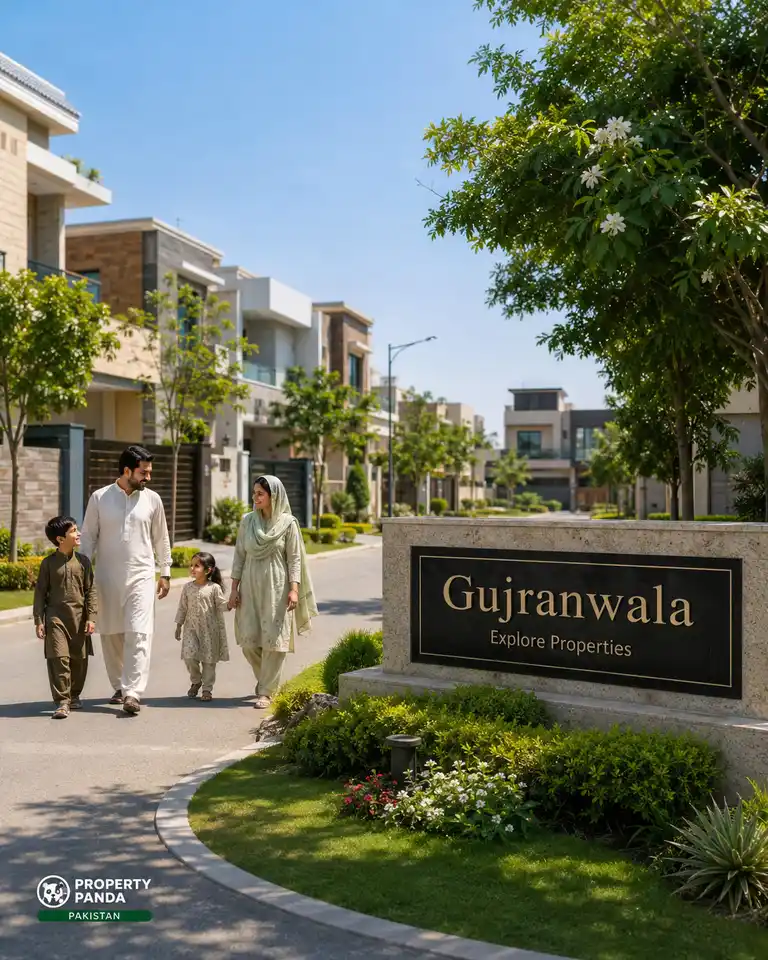 Family housing community in Gujranwala