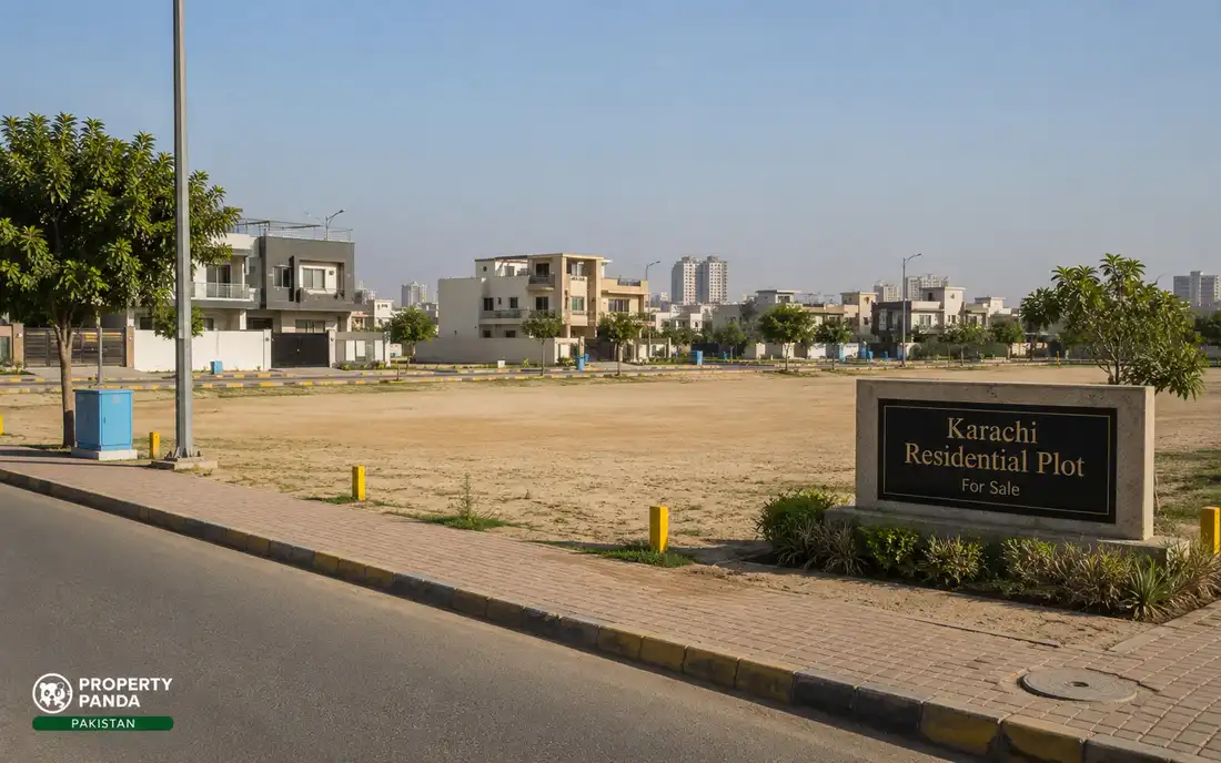 Residential plot for sale in Karachi