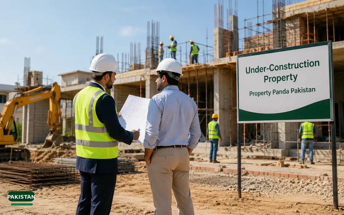 Under-construction property project in Pakistan