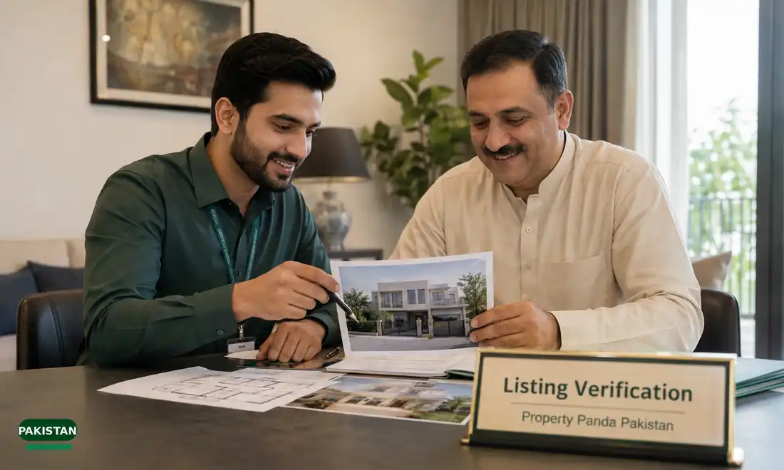 Property listing quality and document verification in Pakistan