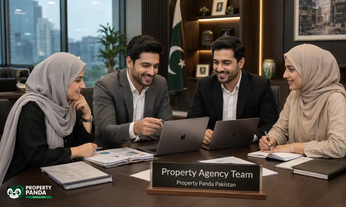 Real estate agency team in Pakistan